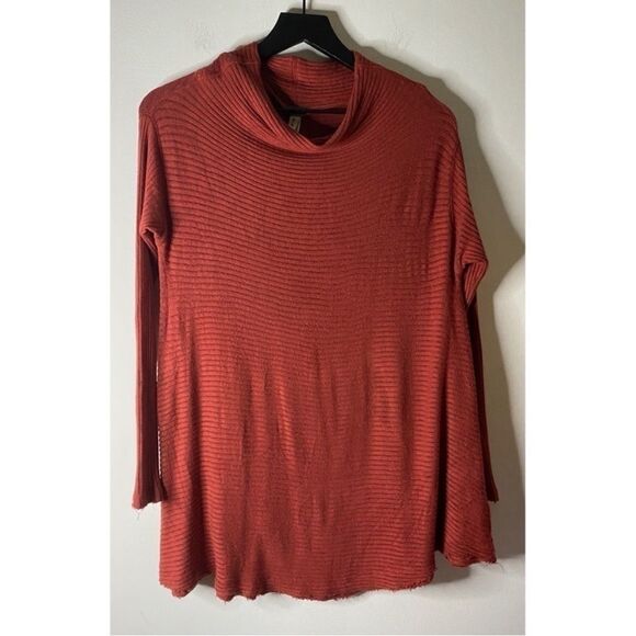 Free People Love Split Back Ribbed Long Sleeve Size S - Picture 4 of 10